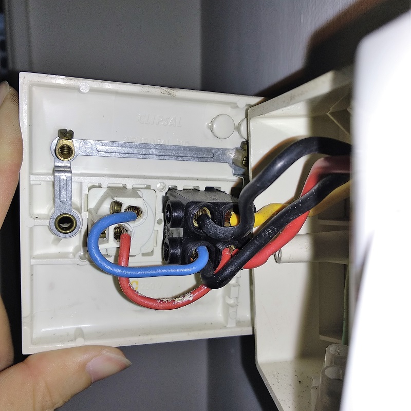 Replacing water heater switch with Sonoff Basic